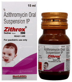 Zithrox 200 Suspension 15Ml Zithrox 200 Suspension 15Ml